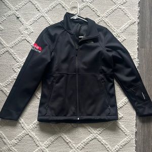 Women’s fleece lined north face jacket. “Windfall” jacket